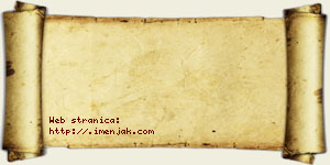 Dijana Bebić vizit kartica